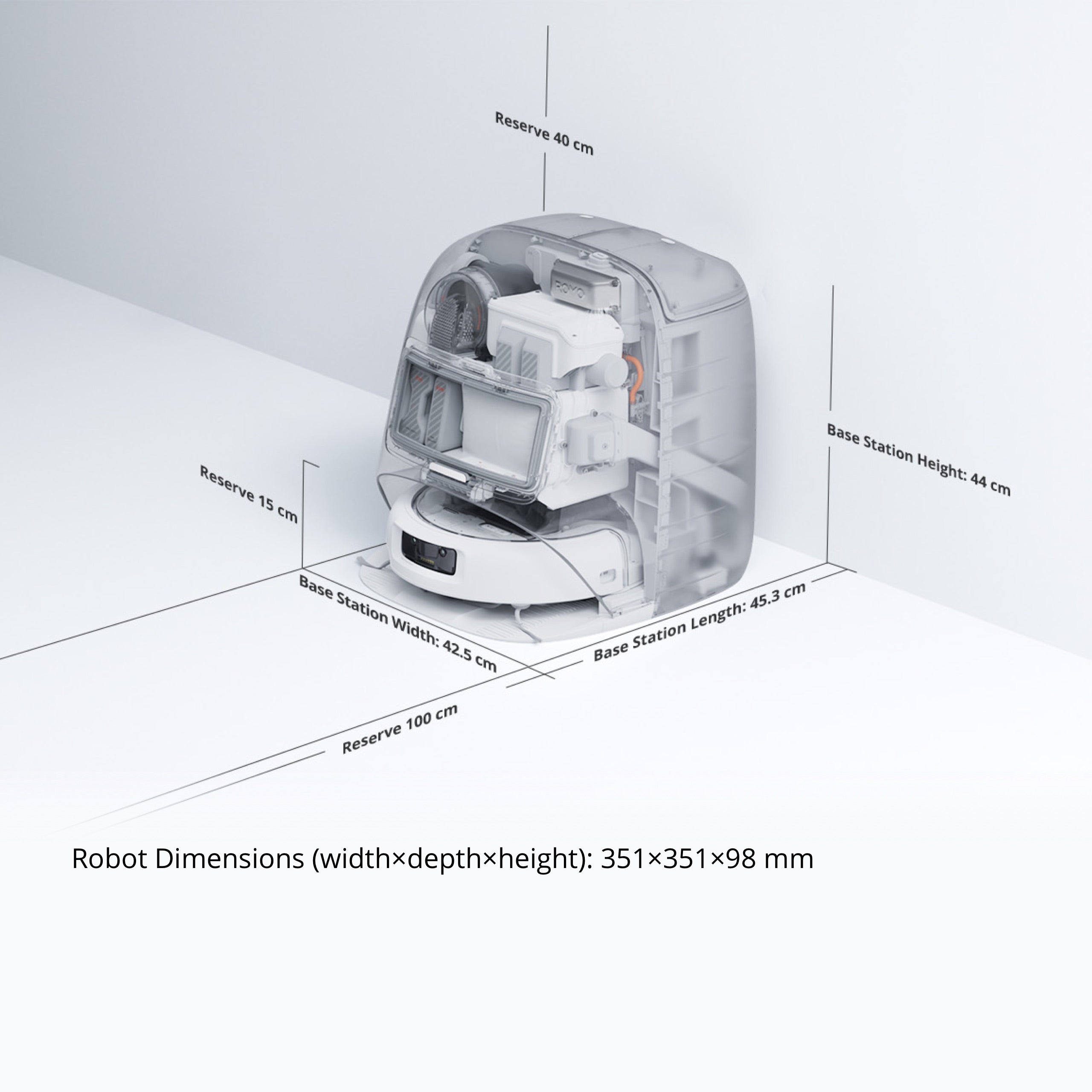 DJI ROMO P Robot Vacuum Cleaner (Water Tank Version)